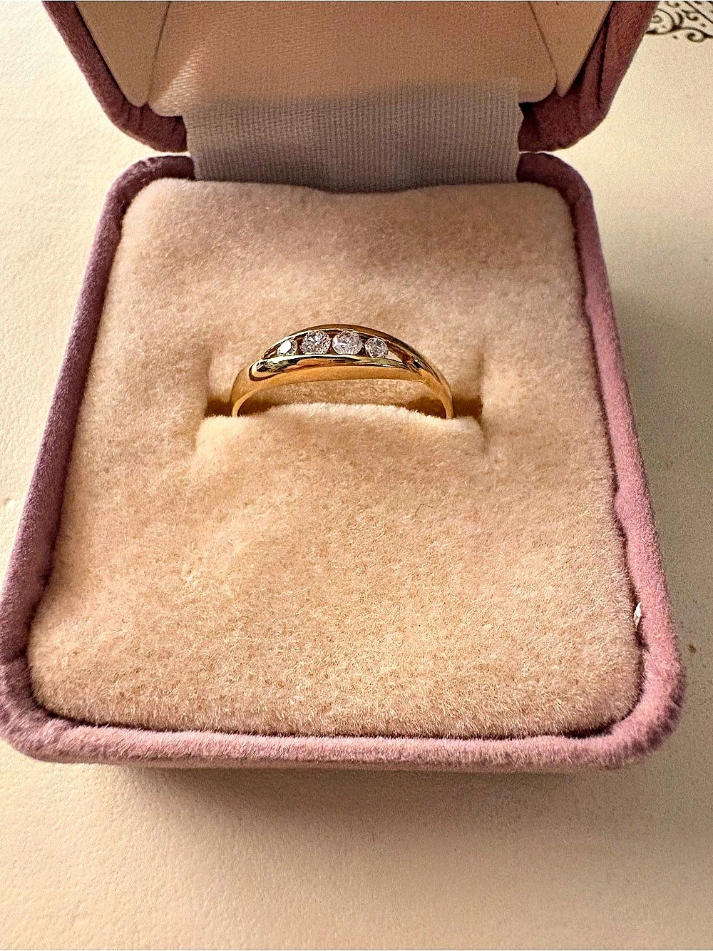 Vintage 18k Gold over Sterling Silver Ring